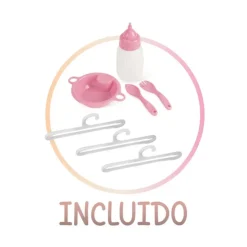 Armario Cambiador de Muñecas Plegable con Accesorios Rabbit><noscript><img width=