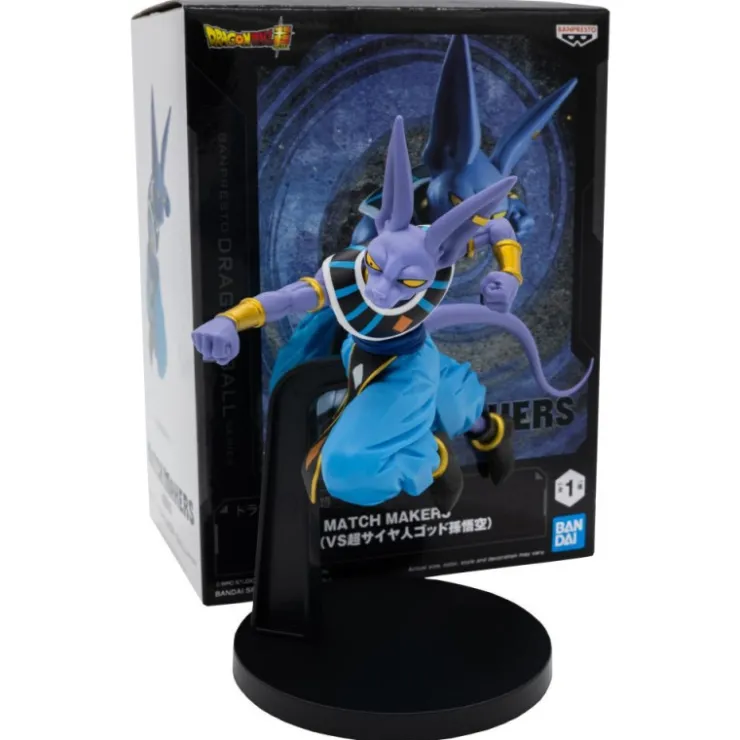 Dragon Ball Super Figura Beerus (Vs Goku Super Saiyan God) Match Makers>Banpresto New
