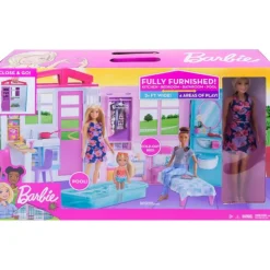 Casa Plegable con Muñeca y Accesorios>Barbie Online
