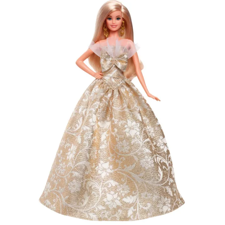 Colección 2025 Holiday Doll Muñeca Rubia>Barbie Hot