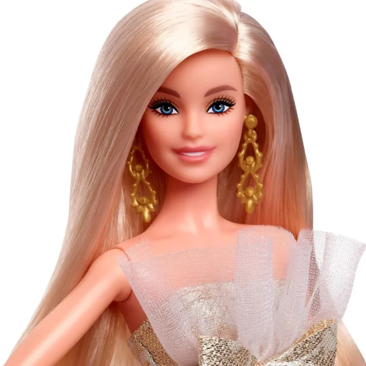 Colección 2025 Holiday Doll Muñeca Rubia>Barbie Hot