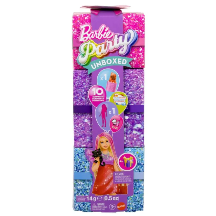 Muñeca Red Sparkle de la Serie Glam Party de Party Unboxed y Accesorios>Barbie