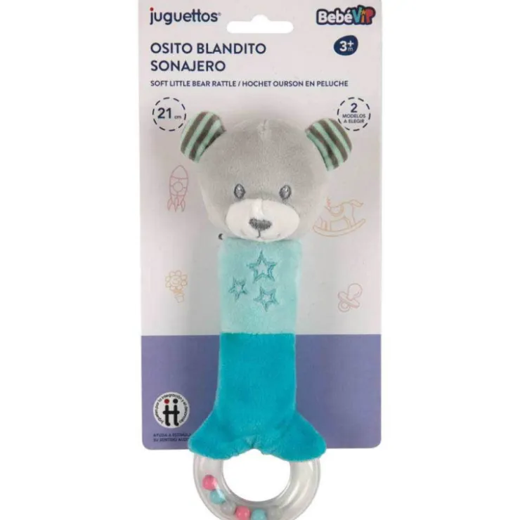 Bebé Vip Osito Blandito Sonajero Azul>Bebe vip Best