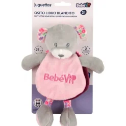 Bebé Vip Osito Libro Blandito Rosa><noscript><img width=