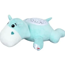 Bebé Vip Proyector Musical Hipopótamo Azul>Bebe vip