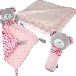 Bebé Vip Set de Paseo con DouDou y Manta Rosa>Bebe vip Discount