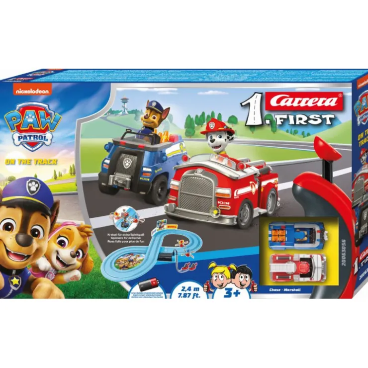 Carrera First on the Track Circuito y Coches de Chase y Marshall>Paw patrol Clearance