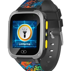 Cefa Tronic Hola Watch Kidiz Urban Reloj con Función de Llamadas Negro><noscript><img width=