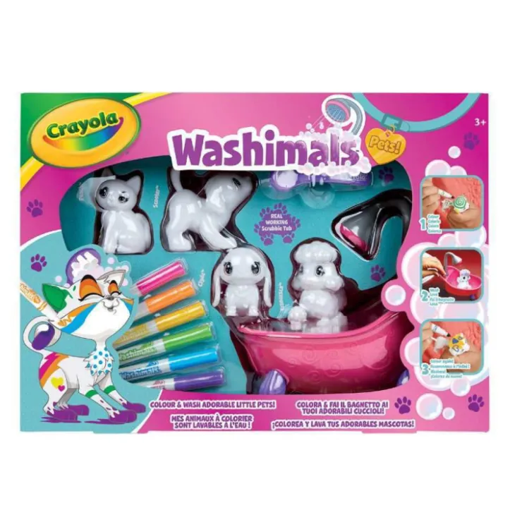 Washimals Bañera y 4 Mascotas>Crayola Discount