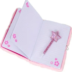 Diario de Peluche con Candado y Bolígrafo><noscript><img width=