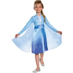 Disfraz Infantil Disney Frozen Elsa de Viaje Clásico Talla XS 3-4 Años>Disney princess Clearance