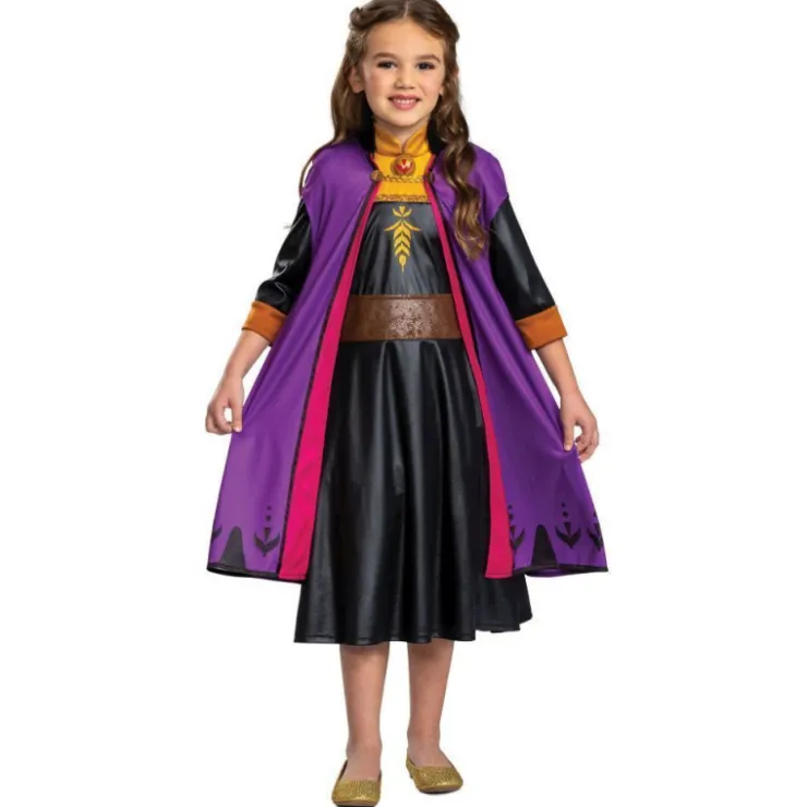 Disfraz Infantil Disney Anna de Viaje Clásico Talla XS 3-4 Años>Frozen Sale