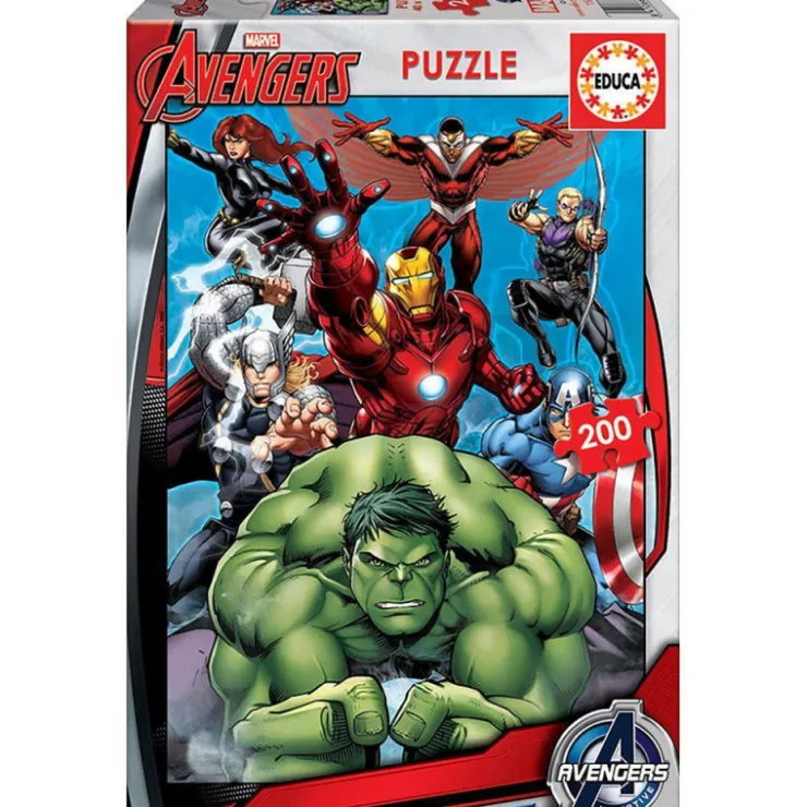 Educa Puzzle 200 Piezas Avengers - 15933>Capitan america Hot