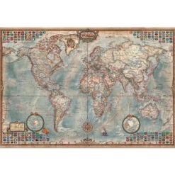 Educa Puzzle 4000 Piezas Mundo Mapa Político - 14827>Otras marcas Online