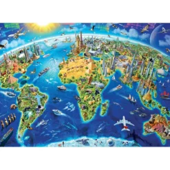 Educa Puzzle 2000 Piezas Símbolos del Mundo - 17129>Otras marcas Clearance