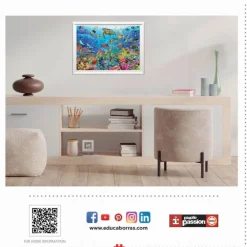 Educa Puzzle 1000 Piezas Tortugas en el Paraíso - 19266><noscript><img width=