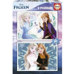 Educa Puzzle 2 x 20 Piezas - 19736>Frozen