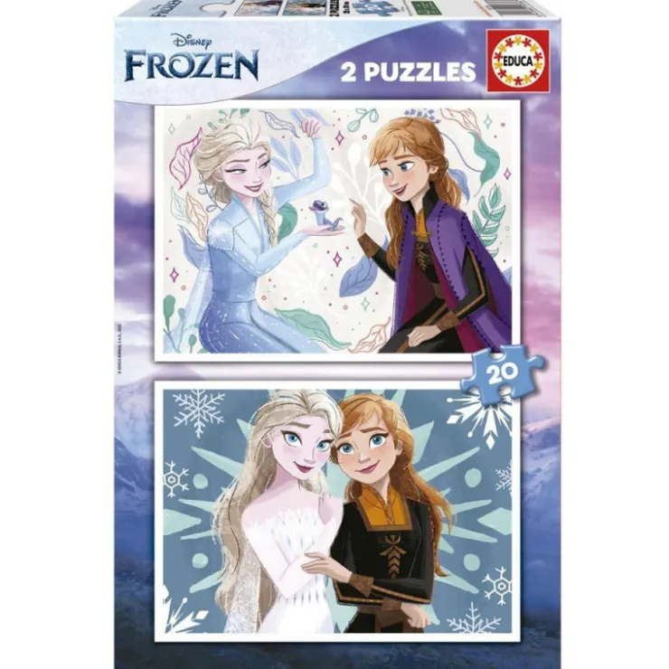 Educa Puzzle 2 x 20 Piezas - 19736>Frozen