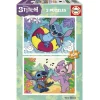 Educa Puzzle 2 x 100 Piezas Stitch - 19998>Disney New