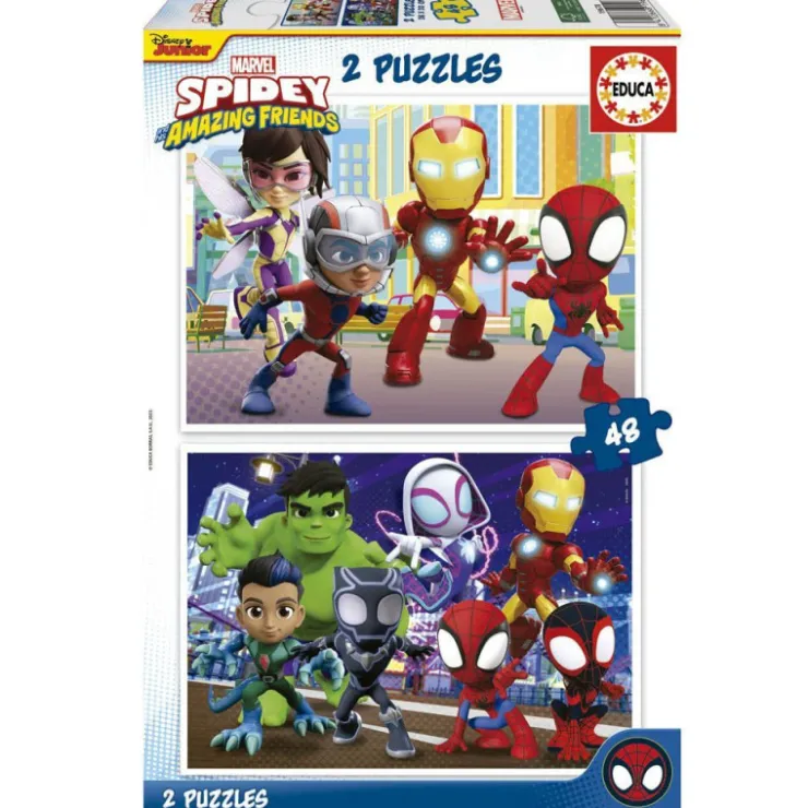Educa Puzzle 2 x 48 Piezas Spidey And His amazing - 19678>Spidey and his amazing friends Outlet