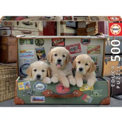 Educa Puzzle Cachorros en el Equipaje 500 Piezas - 17645>Otras marcas Best