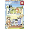 Educa Puzzle Madera 2 x 50 Piezas - 19408>Bluey Sale