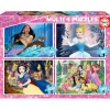 Educa Puzzle Multi 4 Princess 50-80-100-150 Piezas - 17637>Disney Online