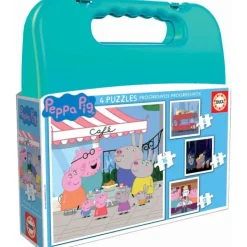 Educa Puzzle Progresivo 6-9-12-16 Piezas Maleta - 18112>Peppa pig Best