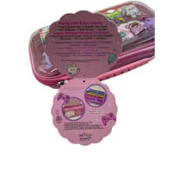 Estuche Kawaii con Accesorios de Papelería><noscript><img width=