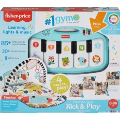 Fisher-Price Kick Play Glow & Grow Alfombra con Piano>Fisher price Online