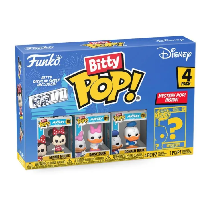 Funko Bitty Pop! Pack 4 Figuras De Vinilo Serie 2 Varios Modelos>Disney Clearance