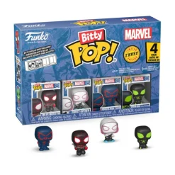 Bitty Pop! Marvel Pack 4 Figuras de Vinilo Miles Morales>Funko