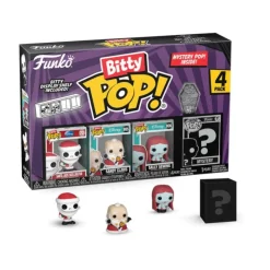 Funko Bitty Pop! Pesadilla Antes De Navidad Pack 4 Figuras De Vinilo Serie 4><noscript><img width=