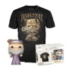 Pop! & Tee Movies Harry Potter Pack Figura de Vinilo Dumbledore y Camiseta Talla L>Funko