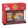 Pop! Bitty Town The Simpsons Figura de Vinilo Bart Simpson y Kwik-e-Mart>Funko New