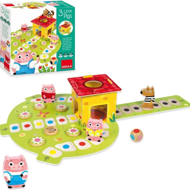Goula Los 3 Cerditos Juego de Mesa Cooperativo>Otras marcas Outlet