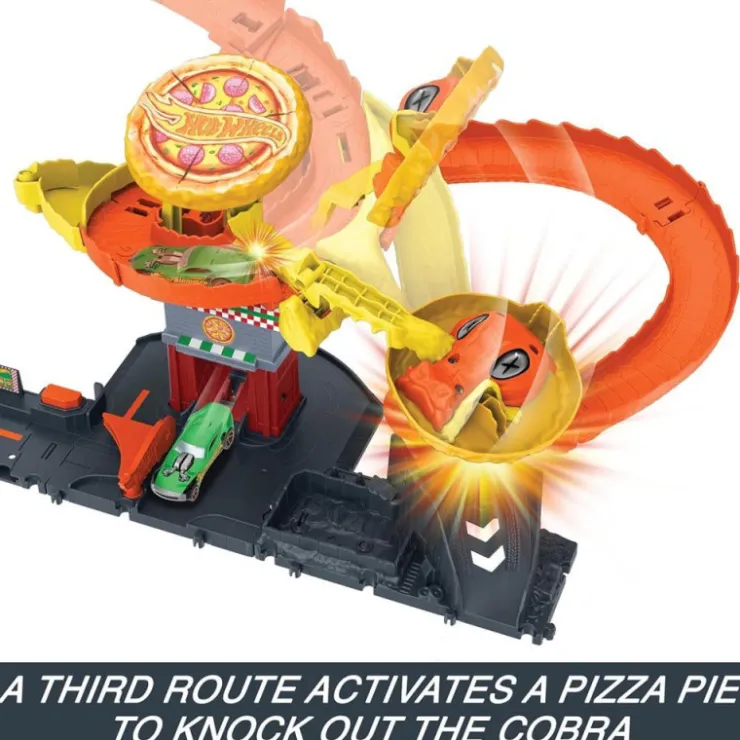 City Ataque Pizza Slam Cobra>Hot wheels