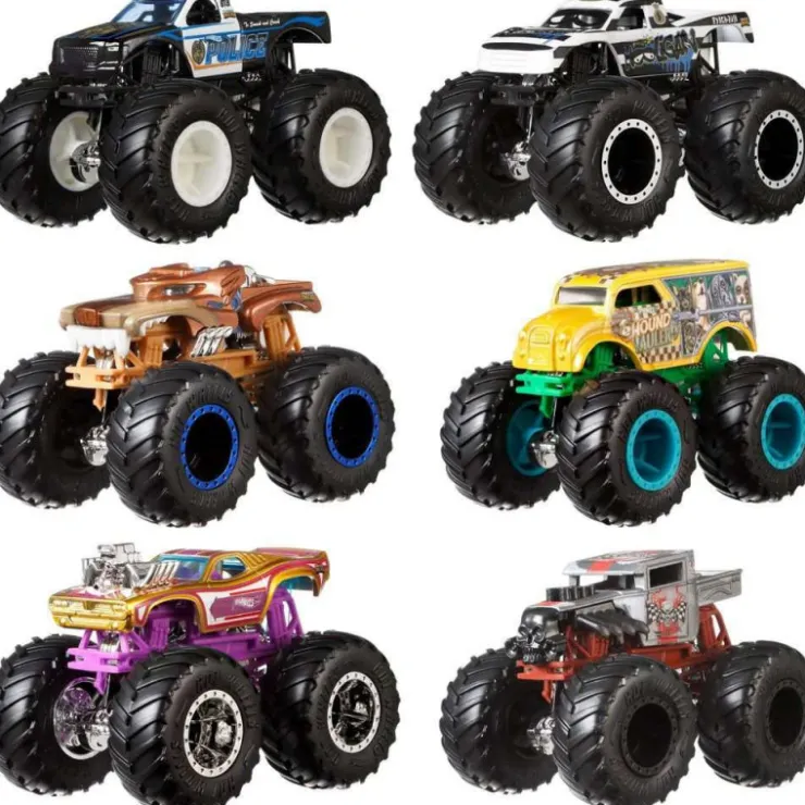 Monster Trucks Duetos Demolición 1:63 Varios Modelos>Hot wheels New
