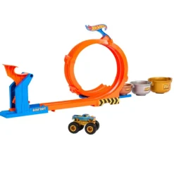 Monster Trucks Trofeo Challenge de Loopings y Giros Bigfoot Conjunto de Pista y Camión, Conjunto de Juego>Hot wheels New