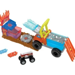 Monster Trucks Arena Smashers Color Shifters 5 Alarm Rescue>Hot wheels Clearance