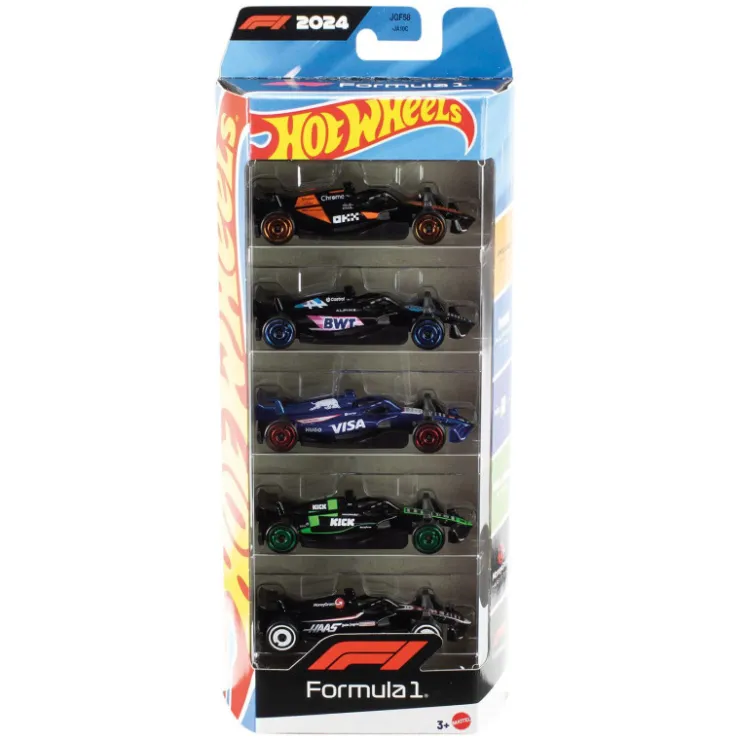 Pack 5 Vehículos de Fórmula 1>Hot wheels Clearance