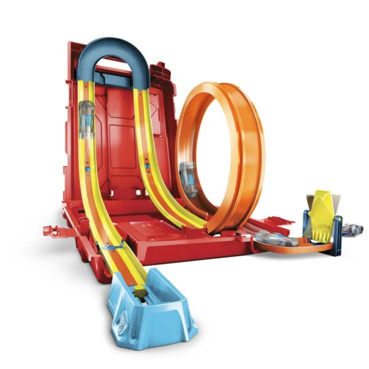Track Builder Bidón de Acrobacias>Hot wheels Online