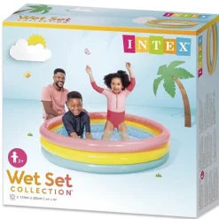 INTEX Piscina Hinchable 3 Aros con Suelo Acolchado 114 x 25 cm>Otras marcas Clearance