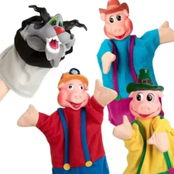 4 Marionetas Los Tres Cerditos>Juguettos Clearance