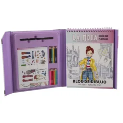 Kit Para Colorear Fashion Stencil & Style>Otras marcas New