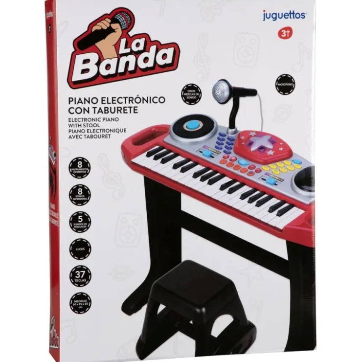 Piano Electrónico con Taburete>La banda Online