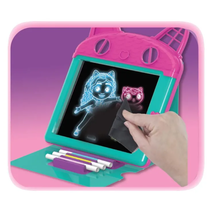 La Casa de Muñecas De Gabby Pizarra Mágica Premium con Luz>La casa de munecas de gabby Discount