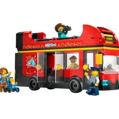 City Autobús Turístico Rojo de Dos Plantas - 60407>Lego Sale