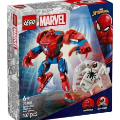 Súper Héroes Marvel Armadura Robótica de Spider-Man vs. el Anti-Venom - 76308>Lego Best