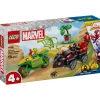 Spidey Spin y Electro: Duelo de Vehículos Dinosaurio - 11198>Lego Discount